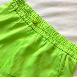 Neon Green Athletic Shorts from Forever 21